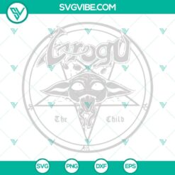 Movies, SVG Files, Grogu The Child In League With Satan SVG Files, Baby Yoda 2