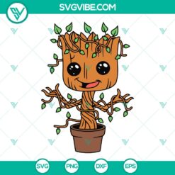 Movies, SVG Files, Groot SVG Images, Baby Groot SVG File, Guardians Of The 2