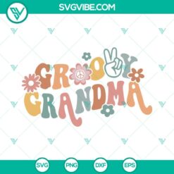 Family, Grandma, SVG Files, Groovy Grandma SVG Files, Retro Grandma SVG 19