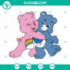 Grumpy Bear and Cheer Bear Care Bear SVG File for Cricut - DXF EPS PNG format, perfect for craft projects and custom designs.