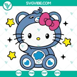 Cartoons, SVG Files, Grumpy Kitty Care Bear SVG Files, Rainbow Cheer Bear 11