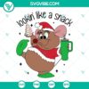 Gus Gus mouse from Disney's Christmas Tree Cake - SVG Download with holiday vibes. Perfect for Disney Christmas projects.