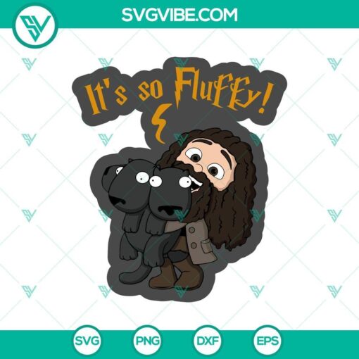 hagrid harry potter it s so fluffy svg rubeus hagrid svg 2 mockup