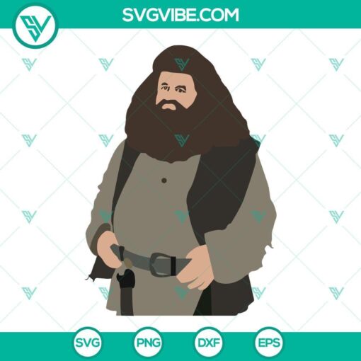 hagrid svg hagrid harry potter svg png dxf eps files 1 mockup