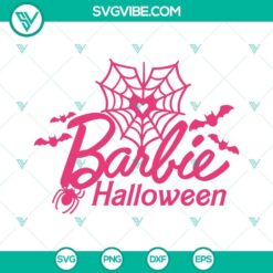 halloween barbie svg bundle mali boo barbie svg barbie halloween party svg png dxf eps files 10 mockup