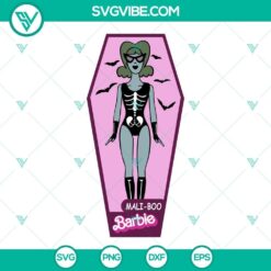 Halloween Barbie SVG Download Bundle, Mali Boo Barbie SVG Files, Barbie 8