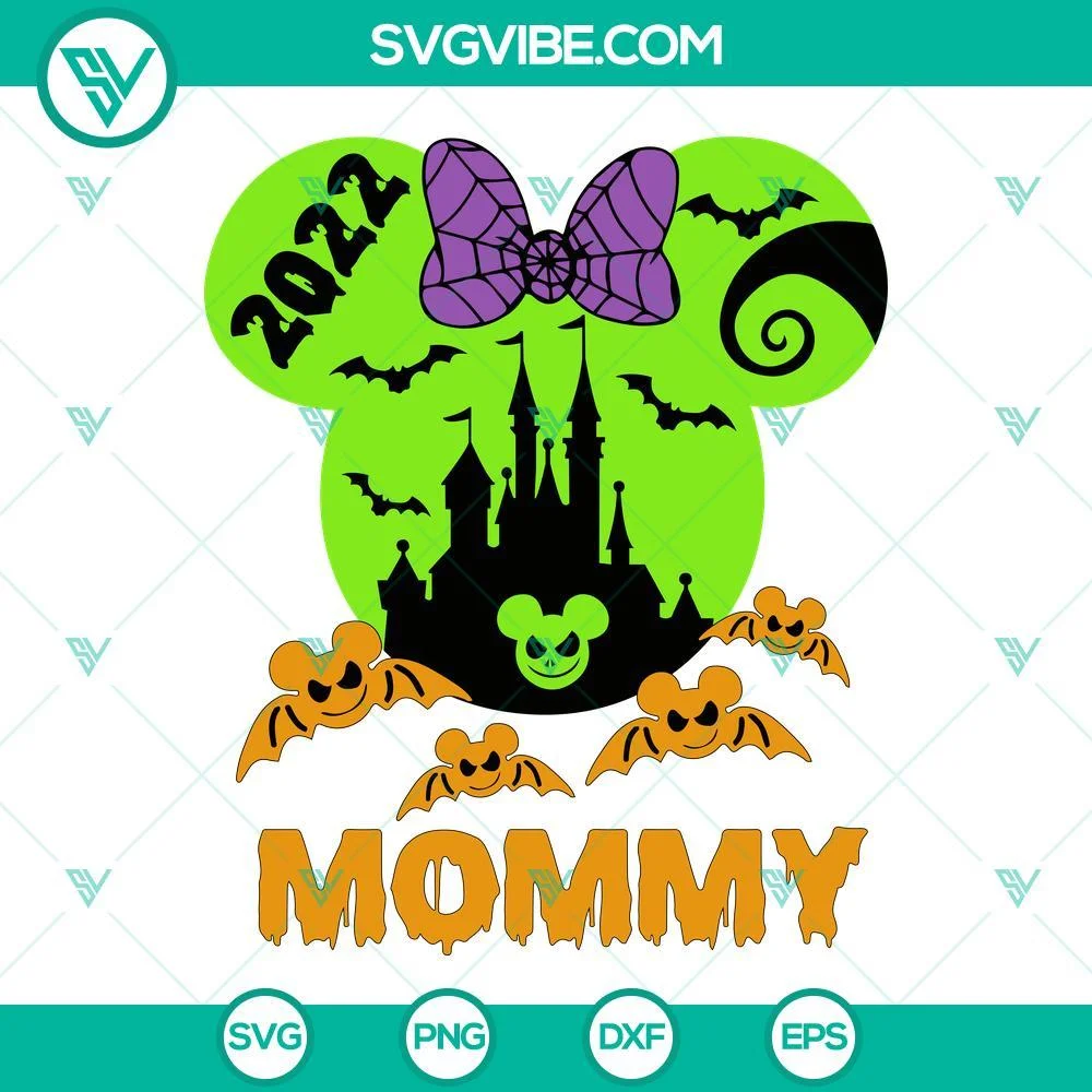 Disney, Halloween, SVG Files, Halloween Daddy And Mommy SVG Image Bundle, 2