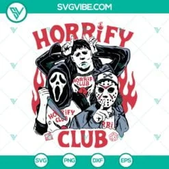 Halloween, SVG Files, Halloween Horrify Club Hellfire Club SVG File, Michael 2