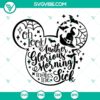 Halloween Mouse Hocus Pocus SVG design with "Oh Look Another Glorious Morning", perfect for spooky season crafts and projects.