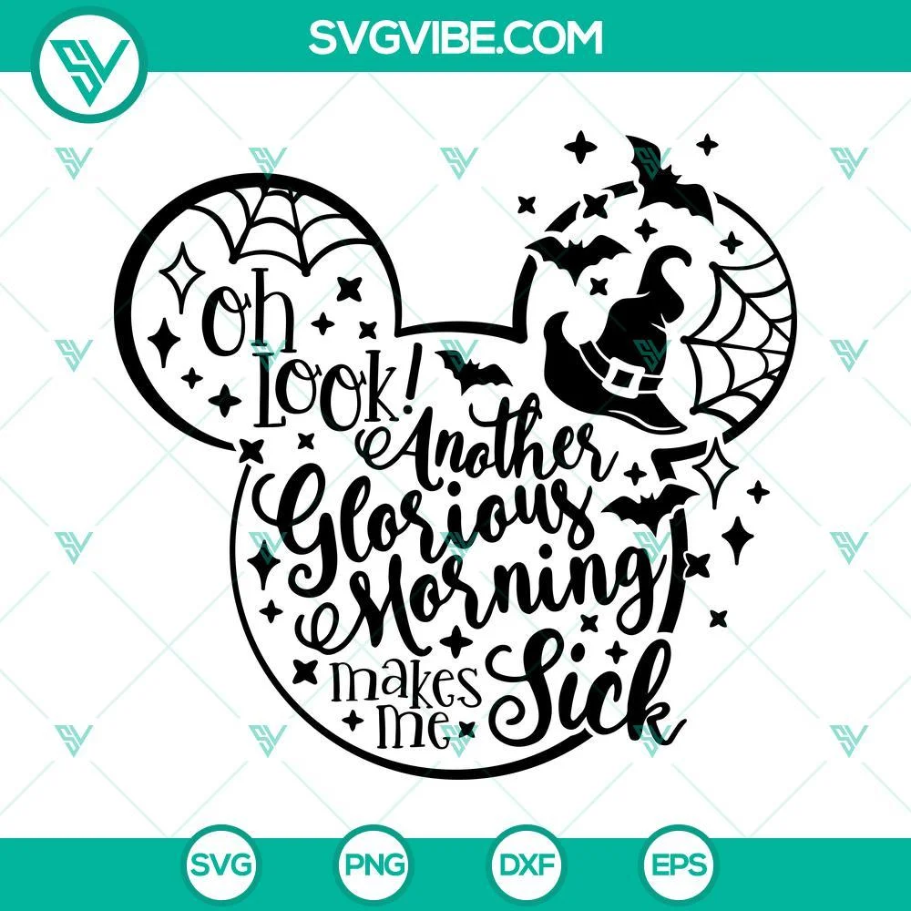 Disney, Halloween, SVG Files, Halloween Mouse Hocus Pocus SVG Image, Oh Look 1