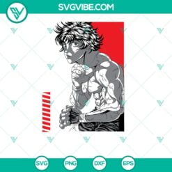 Anime, SVG Files, Hanma Baki SVG Images, Grappler Baki SVG Image, Anime 2