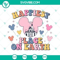 Disney, SVG Files, Happiest Place On Earth SVG Download, Disneyland SVG 2