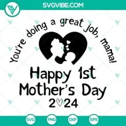 Cartoons, Mothers Day, SVG Files, Mum You’re Doing Great Bluey SVG Download, 3