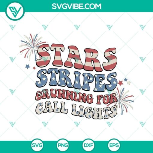 happy 4th of july nurse svg stars stripes and running for call lights nurse svg american nurse svg 4 mockup