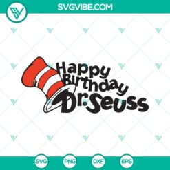 National Read Across America Day, SVG Files, Dr Seuss Elements SVG File, Read 8