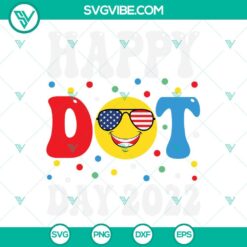 Trending, SVG Files, Rainbow Dot Day Svg, Make Your Mark And See Where It Takes 3