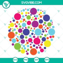 Happy Dot Day Svg, Happy International Dot Day Svg, Colored