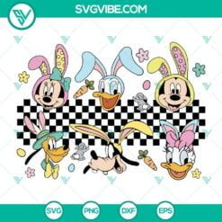 Disney, Easter, SVG Files, Happy Easter Disney Friends SVG Image, Disney 11