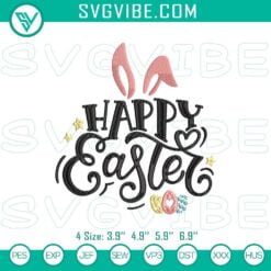 Easter Embroidery Designs, Embroidery Designs, Happy Easter Digital Embroidery 16