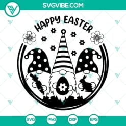 Easter, SVG Files, Happy Easter Gnomes Svg for Cricut, Happy Easter Svg, Gnomes 2