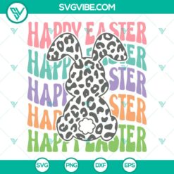 Easter, SVG Files, Happy Easter SVG File, Leopard Easter Bunny SVG Files, Peeps 2