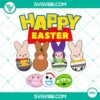 Easter Toy Story characters as bunnies and Peeps in PNG format for download. Happy Easter theme.