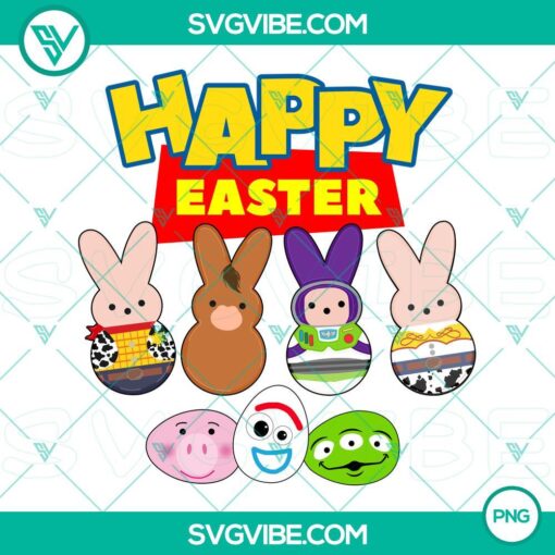 happy easter toy story png easter toy story bunny png toy story characters peeps png mockup 1