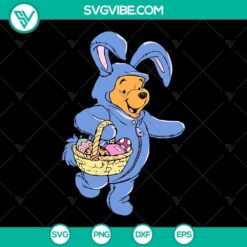 Cartoons, Easter, SVG Files, Happy Easter Winnie The Pooh SVG File, Winnie The 4