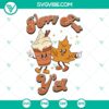Fall-themed SVG images with pumpkins and latte, perfect for instant download. Great for autumn crafts.