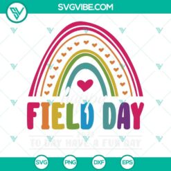 School, SVG Files, Happy Field Day 2022 SVG Image, Rainbow Field Day SVG File, 9