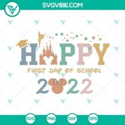 happy first day of school 2022 svg bundle first day teacher svg disney mickey ears back to school 2022 svg 8 mockup