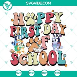 Disney, School, SVG Files, Bluey This Episode Is Called Pre-K SVG Image PNG DXF 4