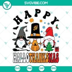 Christmas, Halloween, SVG Files, Thanks Giving, Happy Hallothanksmas SVG Image, 4