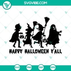 Halloween, SVG Files, Happy Halloween Y’all SVG File, Happy halloween SVG 1