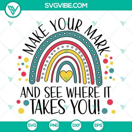 happy international dot day svg make your mark and see where it takes you svg dot day svg 9 mockup