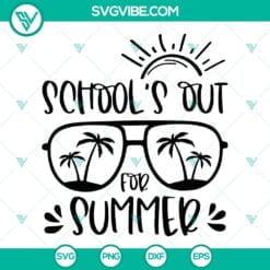 School, SVG Files, Happy Last Day Of School SVG Files, School’s Out For 2