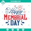 Patriotic Memorial Day SVG file with USA-themed designs for download. Great for America-themed projects.