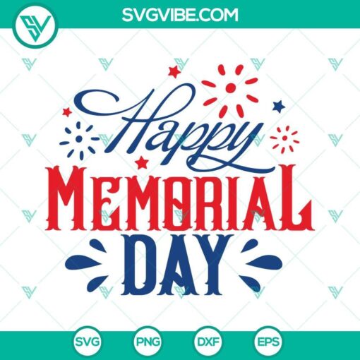 happy memorial day svg america svg usa patriotic svg independence day 4th of july svg png dxf eps 6 mockup