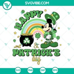 St Patrick's Day, SVG Files, Happy St Patricks Day Mickey SVG File, Lucky 2