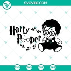 Movies, SVG Files, Harry Pooper SVG Image, Baby Harry Potter SVG Images, Pooper 4