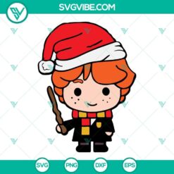 Harry Potter Christmas SVG File, Harry And Friends Christmas SVG Image 3