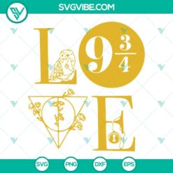 Movies, SVG Files, Harry Potter Love SVG Files, Magic Wizard SVG Image, 2