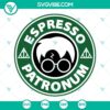 Harry Potter Starbucks Cup SVG featuring Espresso Patronum design, ideal for Potterhead crafting projects.