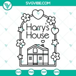 Harry&rsquo;s House SVG Download, Harry Styles Album SVG File PNG DXF EPS Digital