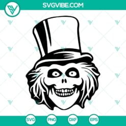 Disney, Halloween, SVG Files, Hatbox Ghost Face SVG Image, Disney Haunted 2