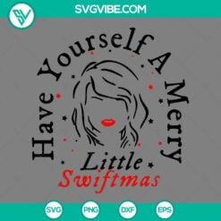 Christmas, Musics, SVG Files, Santa Is A Swiftie SVG File, Taylor Swift 3