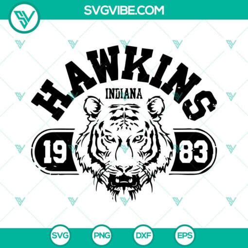 hawkins indiana 1983 svg hawkins tigers stranger things svg 10 mockup