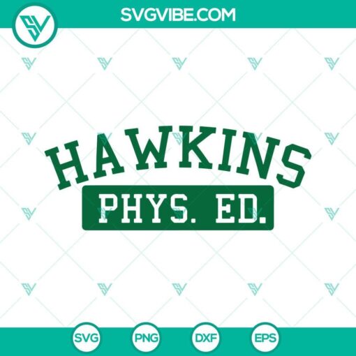 hawkins phys ed and hawkins high school svg hawkins high school tigers svg stranger things 4 svg png dxf eps bundle 10 mockup