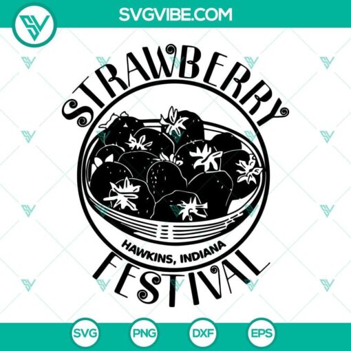 hawkins strawberry festival svg hawkins indiana svg welcome to hawkins svg stranger things svg 3 mockup