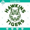 Hawkins High School Tigers SVG images for Stranger Things fans - ideal for crafting and design projects.